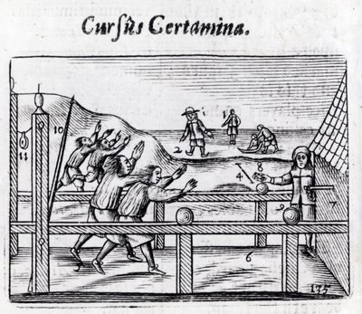 Boys races from Orbis Sensualium Pictus, 1658 by John Amos Comenius